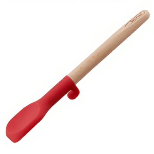 Tefal K2306014 Ingenio Wood pannenkoek beslagverdeler 17cm, FSC 100% gecertificeerd hout, milieuvriendelijk beukenhout, krasvrij, platinum